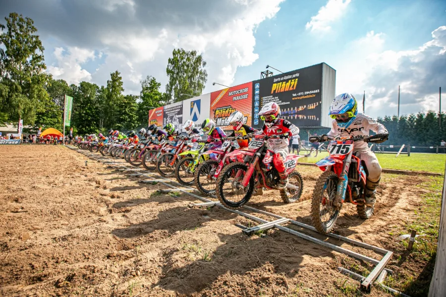 Latvijas čemionāta motokrosā lielais fināls Stelpē 5. un 6.septembrī
